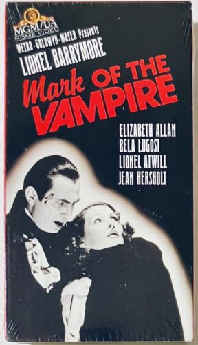 Mark Of The Vampire (VHS 1987) w/ Studio Stamp Bela Lugosi Horror BRAND NEW*GR3