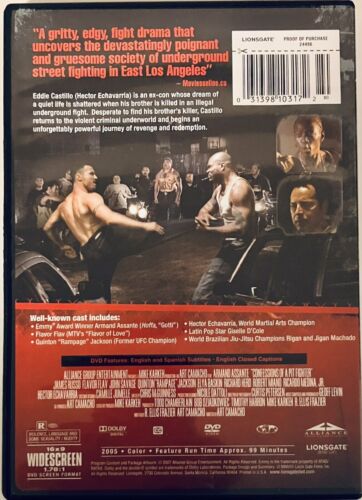 Confessions of a Pit Fighter (DVD, 2008) Lionsgate RARE OOP *SV1