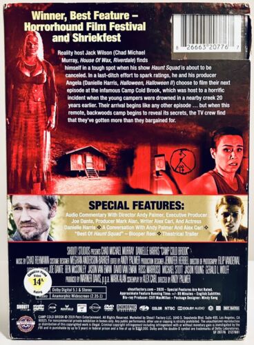 Camp Cold Brook (DVD, 2018) w/ Slipcover Scream! Factory Horror Danielle Harris