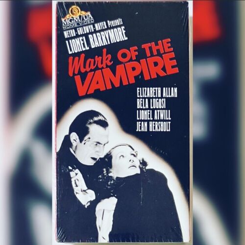 Mark Of The Vampire (VHS 1987) w/ Studio Stamp Bela Lugosi Horror BRAND NEW*GR3