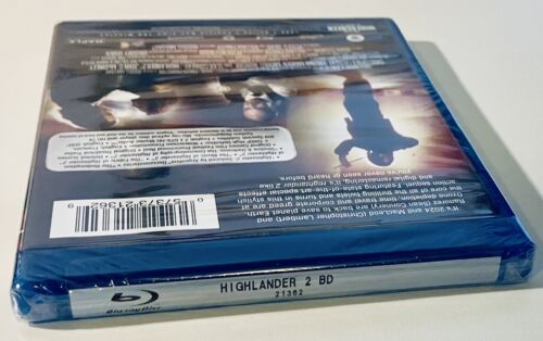 Highlander 2 (Blu-ray, 2010) Lionsgate Sci-Fi Action RARE OOP Brand NEW *GR3