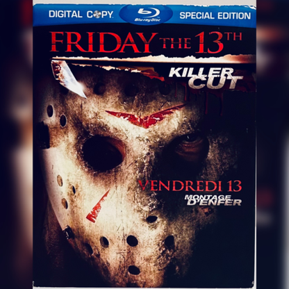 Friday The 13th (Blu-Ray 2009) w/ Slipcover & Insert 2-Disc Set Horror/Thriller