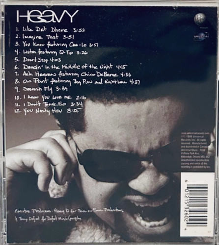 Heavy by Heavy D (Dwight Errington Myers) (CD, 1999) Universal FREE CDN Shipping