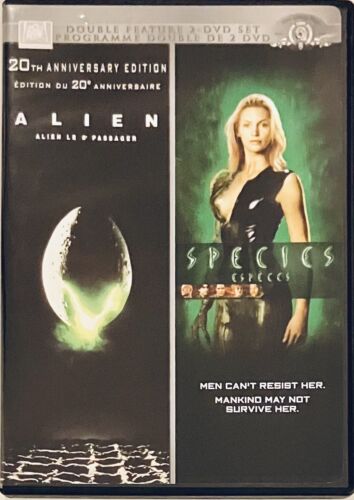 Alien/Species Double Feature (DVD) 2 Disc-Set Sci-Fi Horror 20th Fox MGM OOP