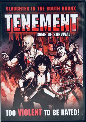 Tenement - Game of Survival (DVD 2003) w/ Insert Horror Shriek Show 1985 NR*GR1