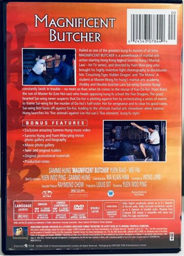 The Magnificent Butcher (DVD, 2003) w/ Inserts Hong Kong Legends Fox OOP *GR1