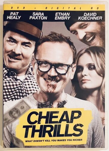 Cheap Thrills (DVD, 2013) w/ Booklet Unrated Pat Healy Draft House Films No. 18