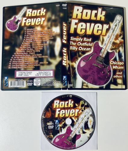 ROCK FEVER (DVD) Simply Red, Chicago Wham, Billy Ocean and Others OOP *WD1 Default Title