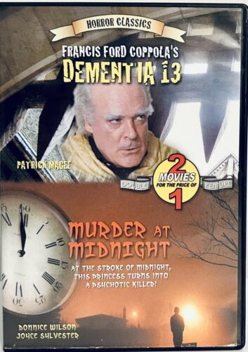 Francis Ford Coppola’s Dementia 13/Murder At Midnight (DVD) Horror Classics*GR1