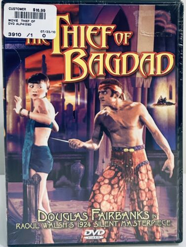 The Thief of Bagdad (DVD 2003) 1924 Silent B&W Adventure/Fantasy Alpha Video NEW