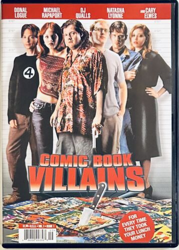 Comic Book Villains (DVD, 2002) Lionsgate Widescreen Comedy Thriller *GR1