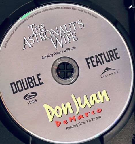 Astronaut Wife / Don Juan De Marco (DVD) Double Feature En/Fr - Johnny Depp *NE1