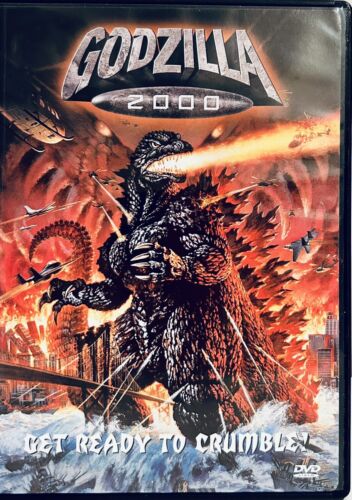 Godzilla 2000 (DVD, 1999) w/ Insert Sci-fi/Horror Toho TriStar Kaiju *GR1