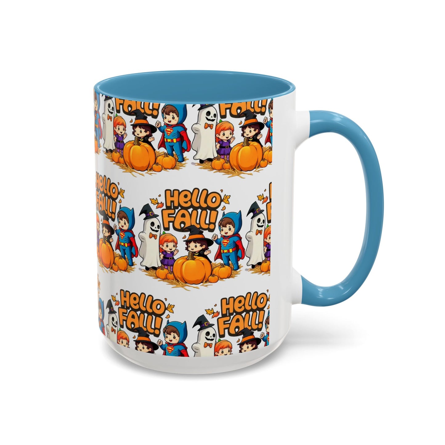 Hello Fall Design Accent Coffee Mug (11, 15oz)