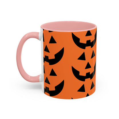 Traditional Jack-o'-Lantern Accent Coffee Mug (11, 15oz)