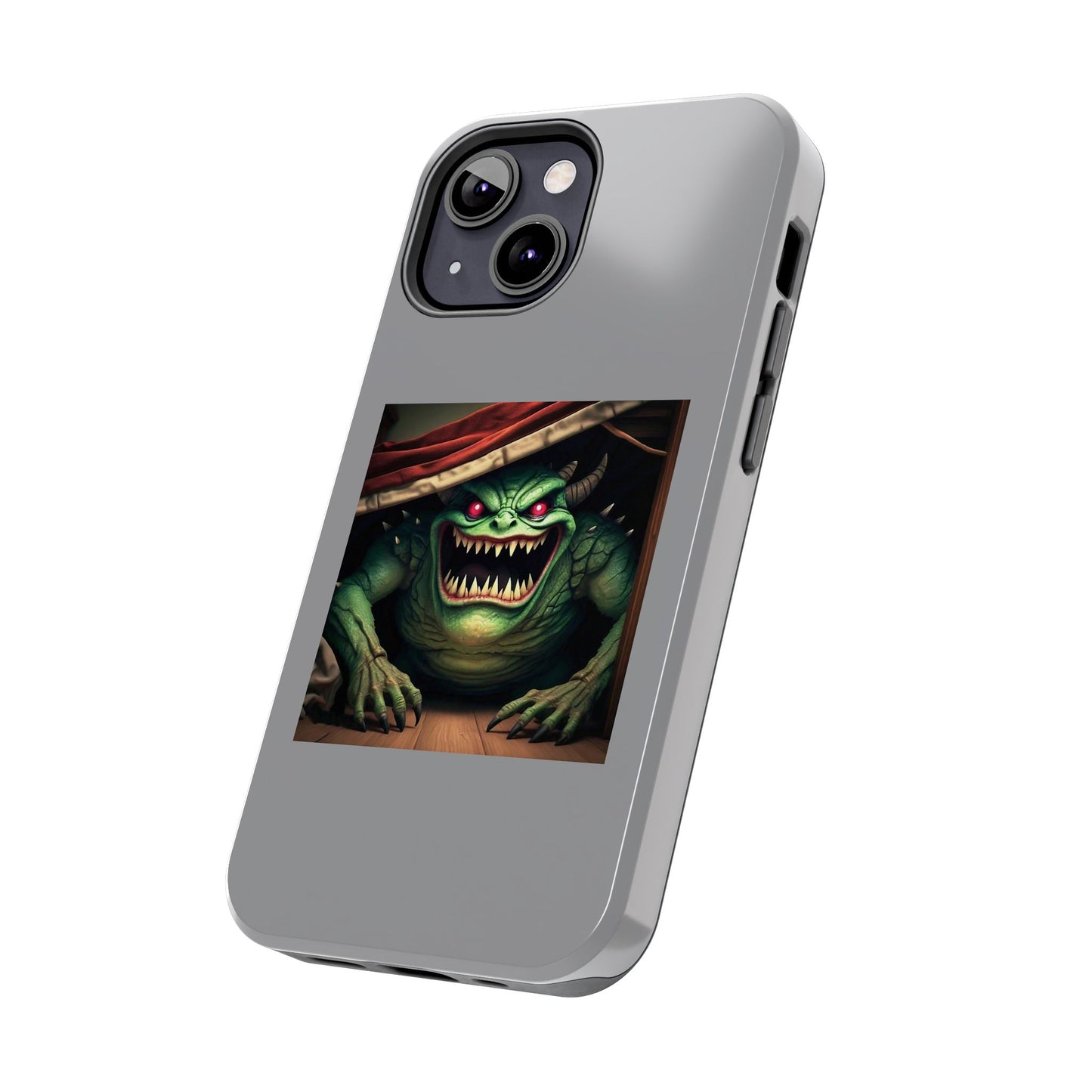 Sock Thief Monster Under the Bed Design Tough Phone Cases