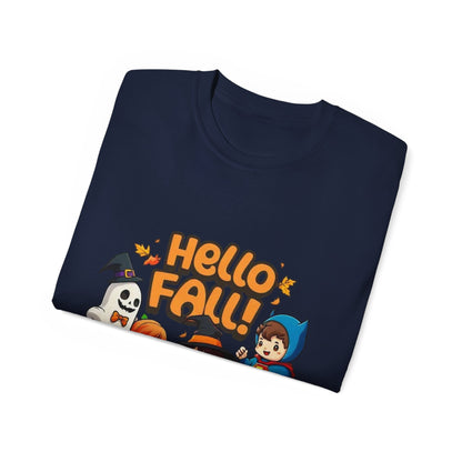 Hello Fall Design Unisex Ultra Cotton Tee