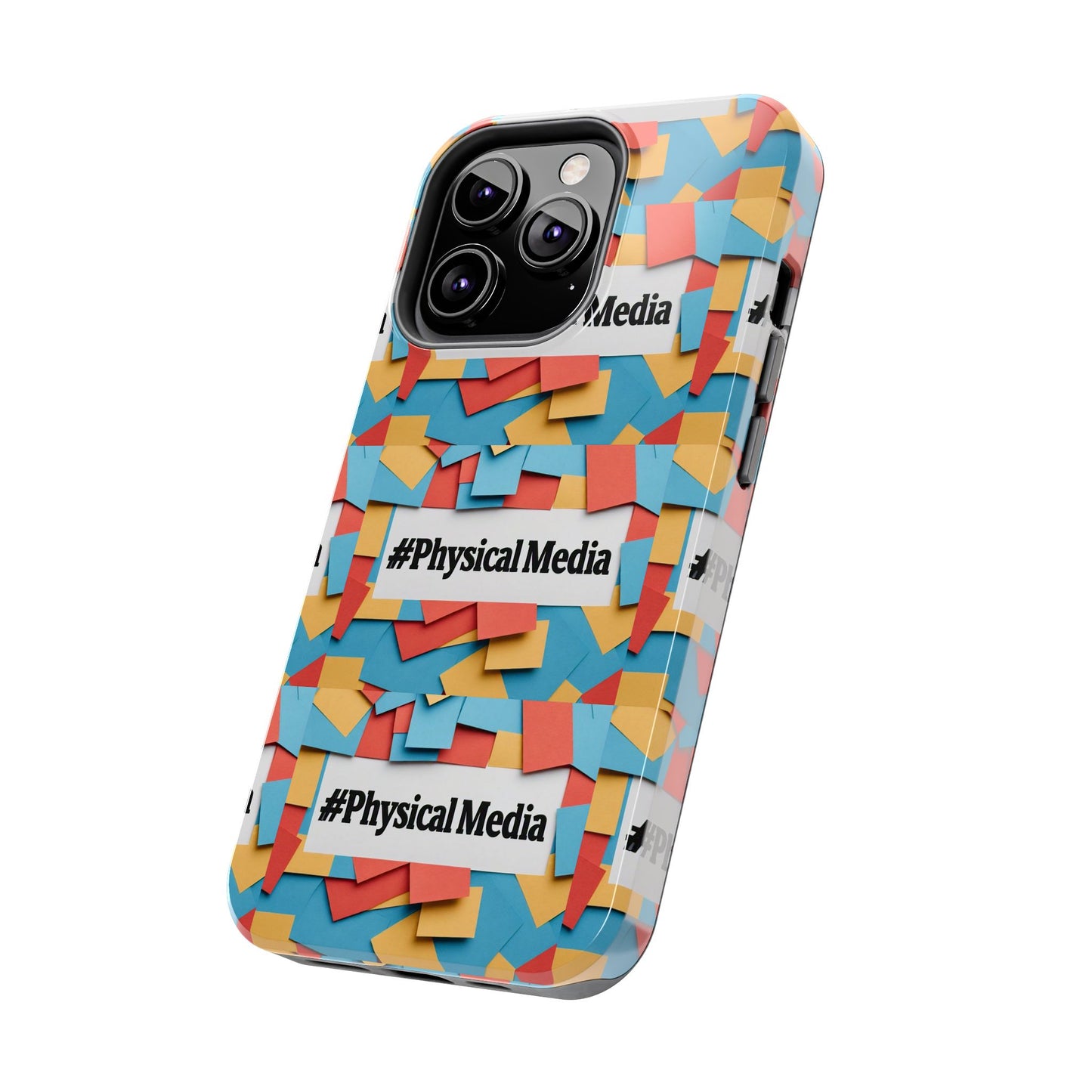 #PhysicalMedia Pattern Tough Phone Case