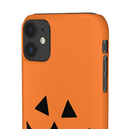 Estuche para teléfono con forma de calabaza tradicional y fundas a presión