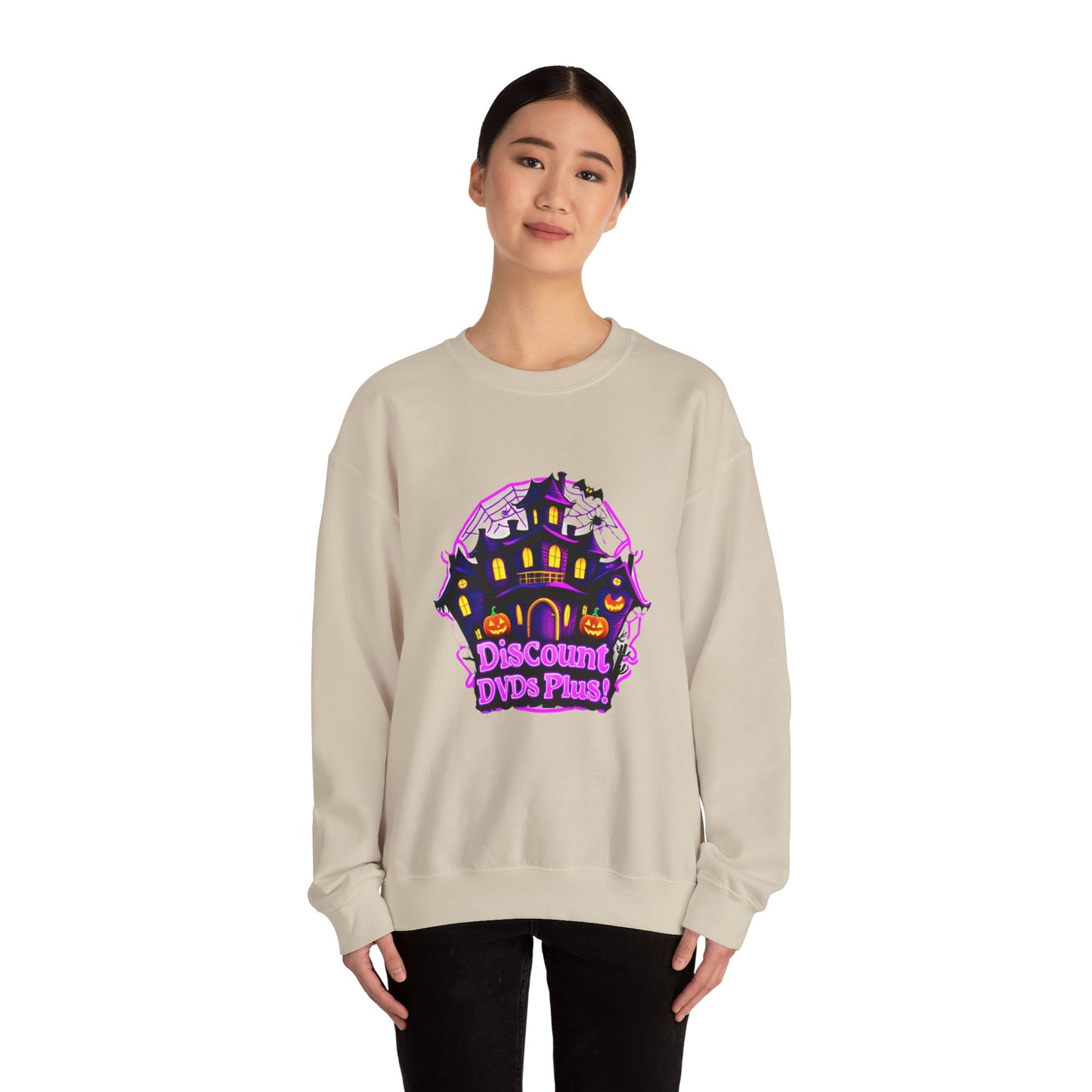 DDP! Logo Front & Back - Unisex Heavy Blend™ Crewneck Sweatshirt