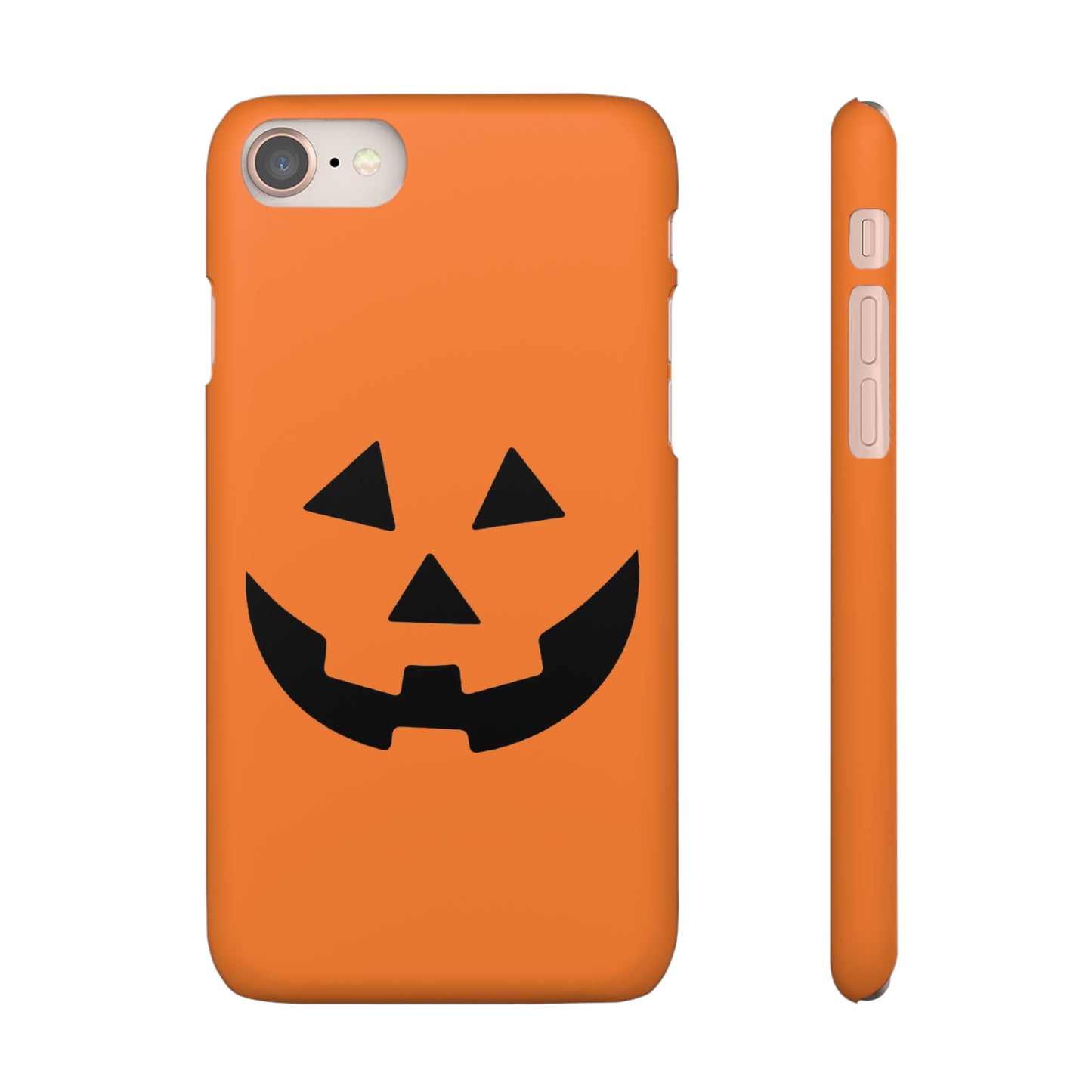 Estuche para teléfono con forma de calabaza tradicional y fundas a presión