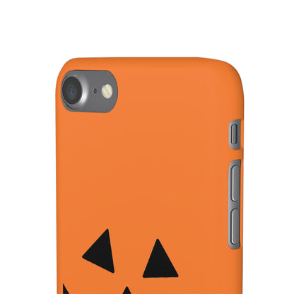 Estuche para teléfono con forma de calabaza tradicional y fundas a presión