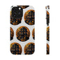 Haunted Halloween House Pattern Slim Phone Cases