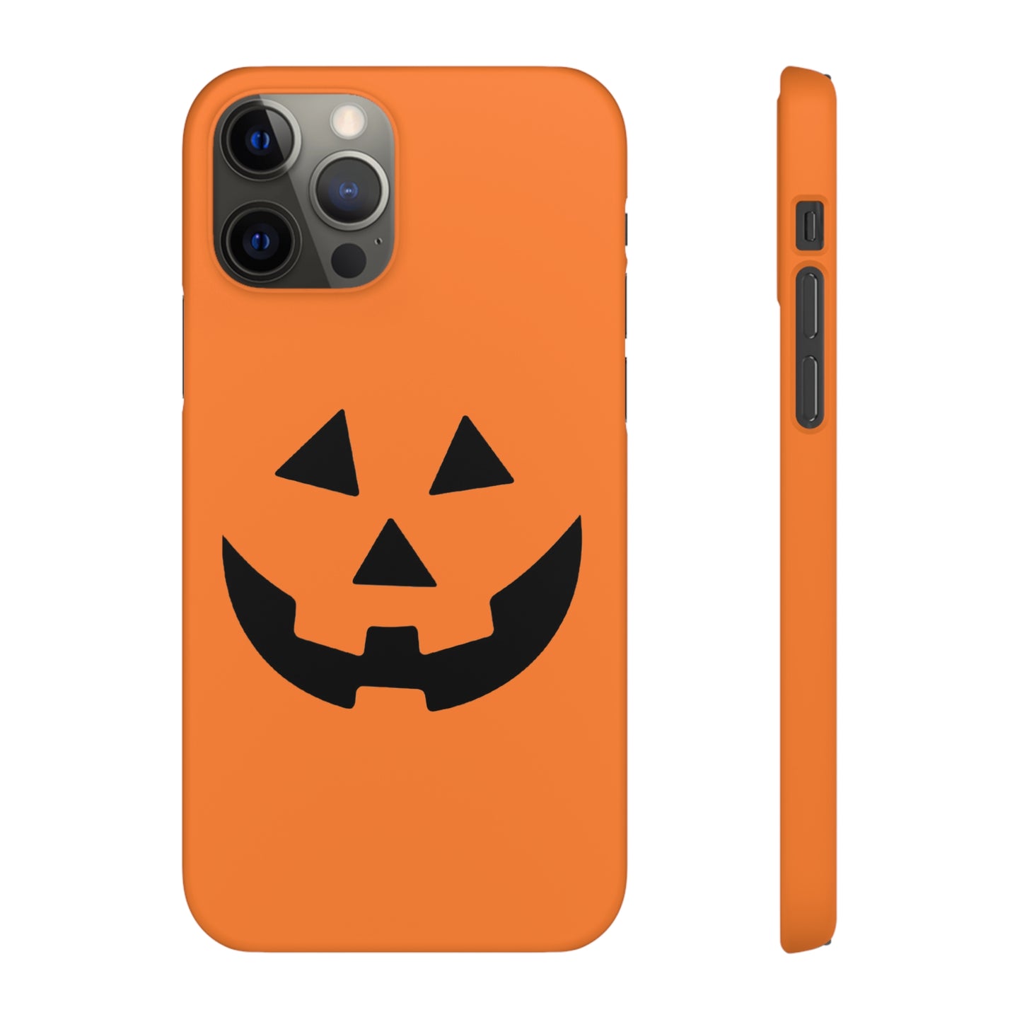 Estuche para teléfono con forma de calabaza tradicional y fundas a presión