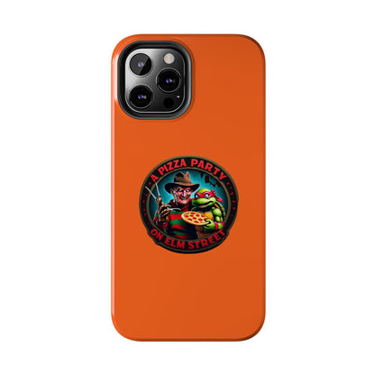 A Pizza Party on Elm Street Tough Phone Cases