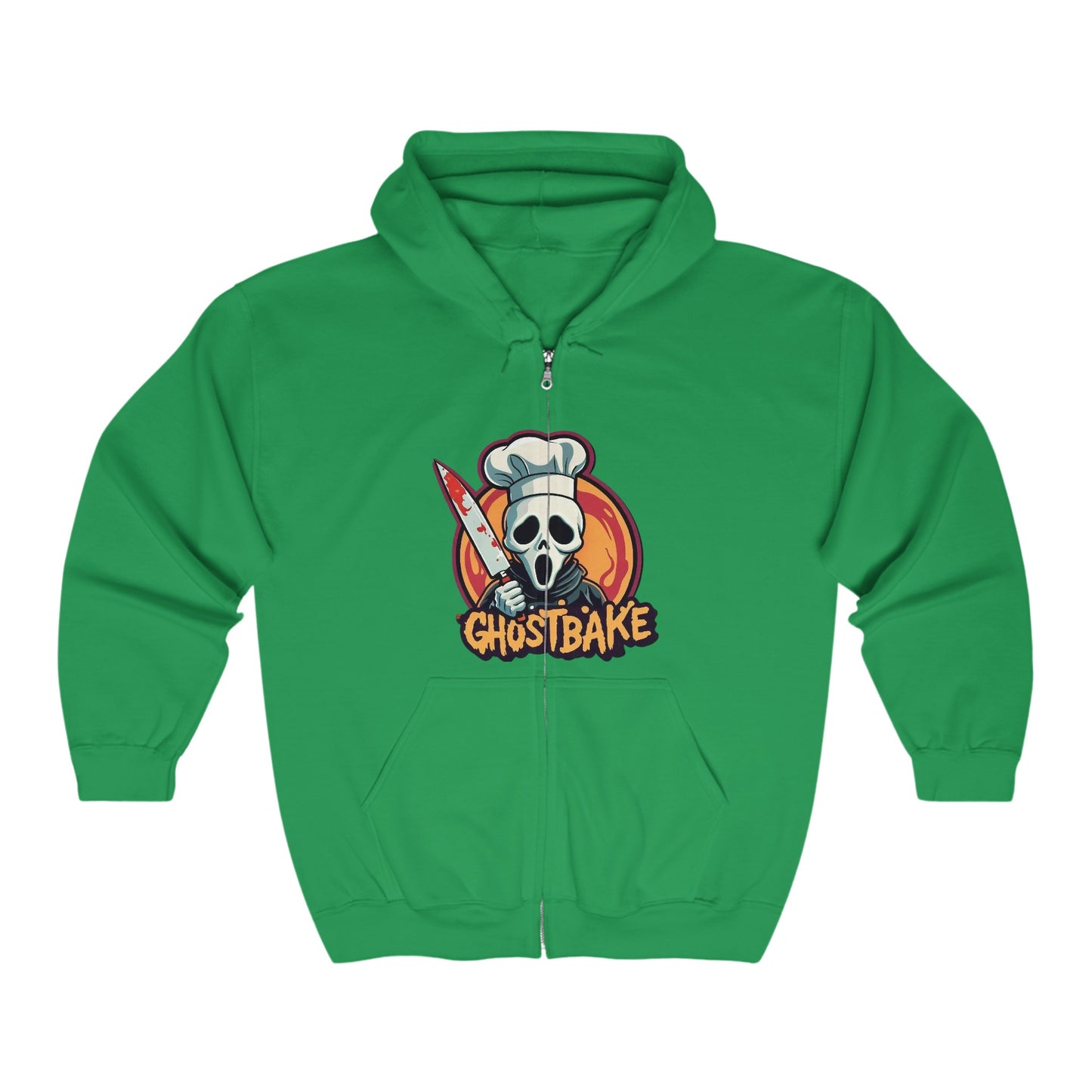 Sudadera unisex con capucha y cremallera completa Heavy Blend™ de Ghostbake