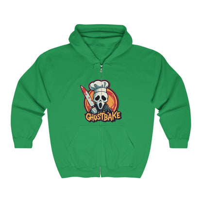 Sudadera unisex con capucha y cremallera completa Heavy Blend™ de Ghostbake