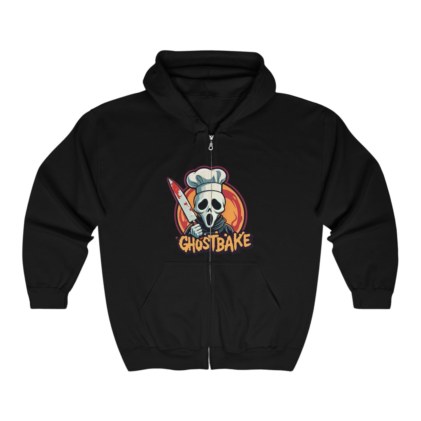 Sudadera unisex con capucha y cremallera completa Heavy Blend™ de Ghostbake