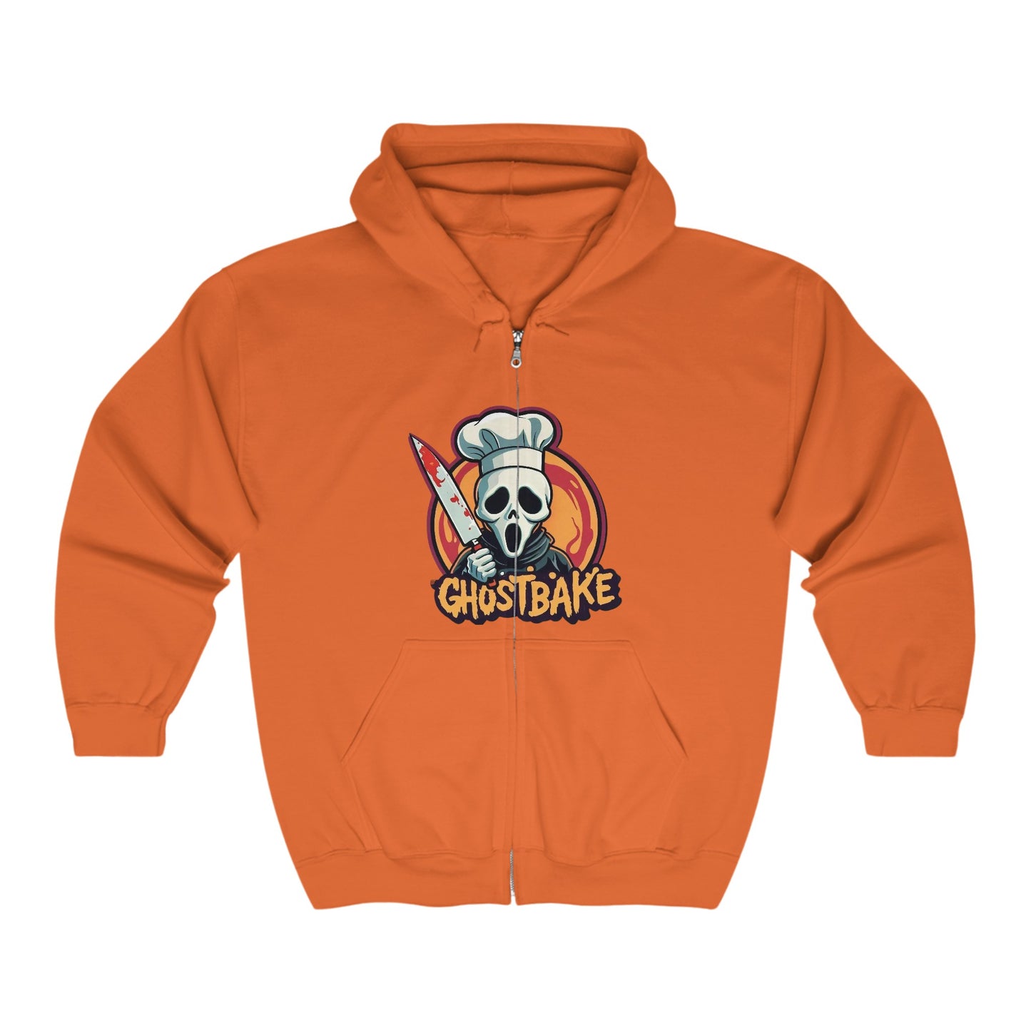 Sudadera unisex con capucha y cremallera completa Heavy Blend™ de Ghostbake