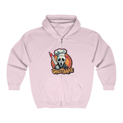 Sudadera unisex con capucha y cremallera completa Heavy Blend™ de Ghostbake