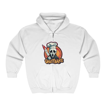 Sudadera unisex con capucha y cremallera completa Heavy Blend™ de Ghostbake