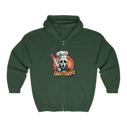 Sudadera unisex con capucha y cremallera completa Heavy Blend™ de Ghostbake