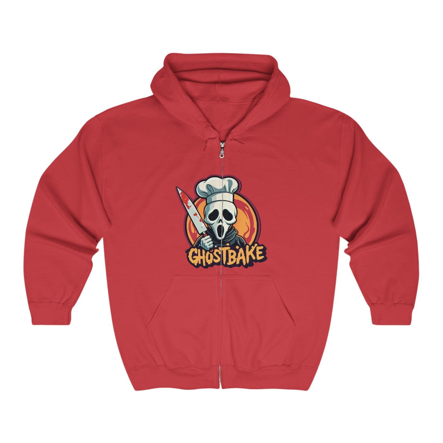 Sudadera unisex con capucha y cremallera completa Heavy Blend™ de Ghostbake