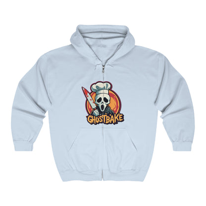 Sudadera unisex con capucha y cremallera completa Heavy Blend™ de Ghostbake