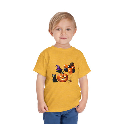 Halloween Scene Toddler Short Sleeve Tee