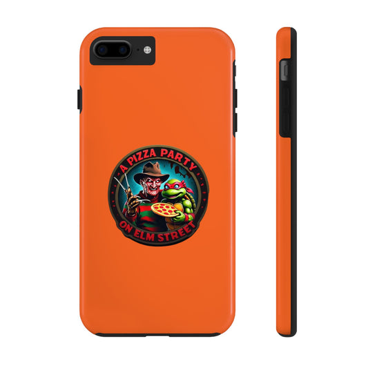 A Pizza Party on Elm Street Tough Phone Cases