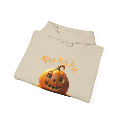 Cozy Pun-Kin Pie Hoodie - Soft Heavy Blend Sweatshirt for Fall