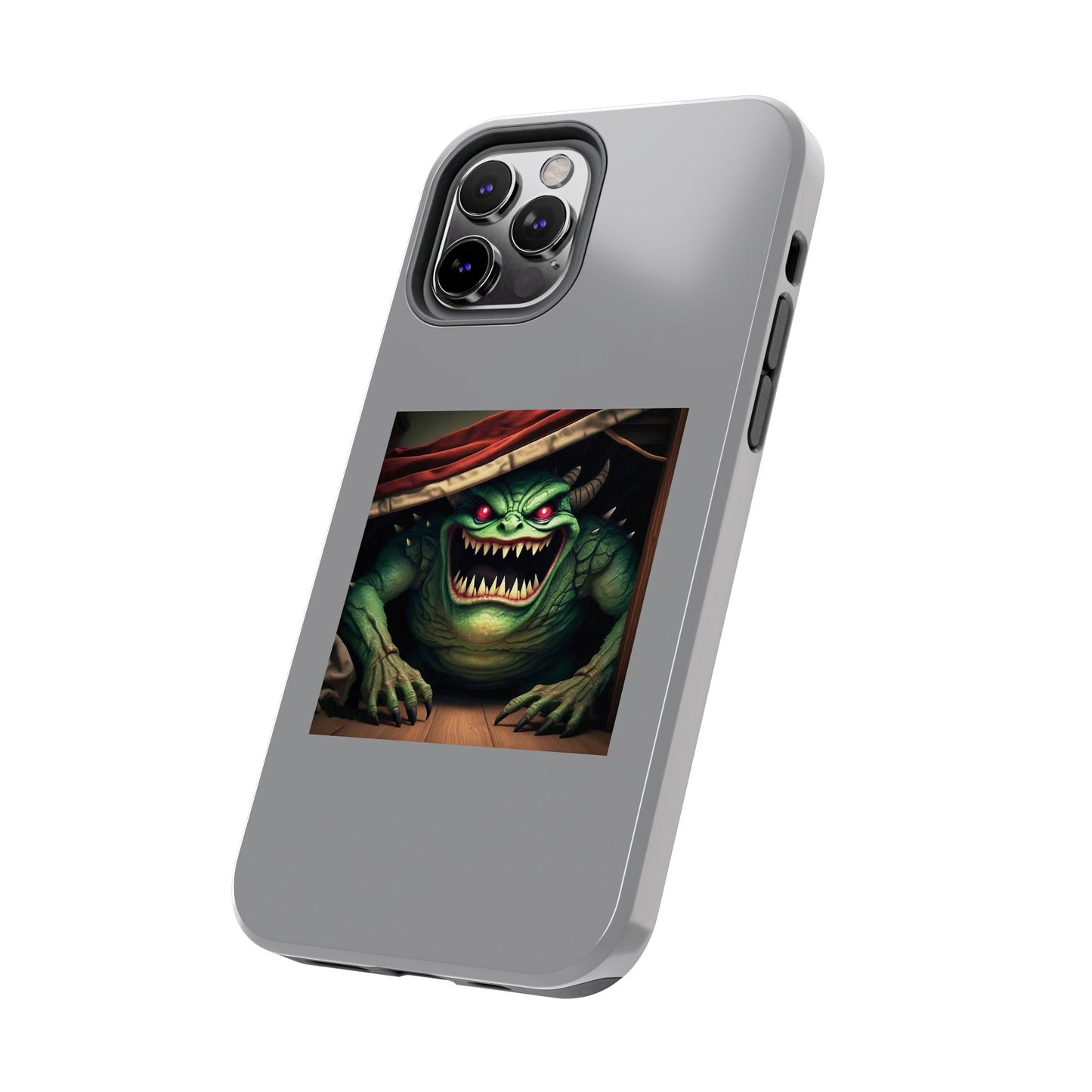 Sock Thief Monster Under the Bed Design Tough Phone Cases