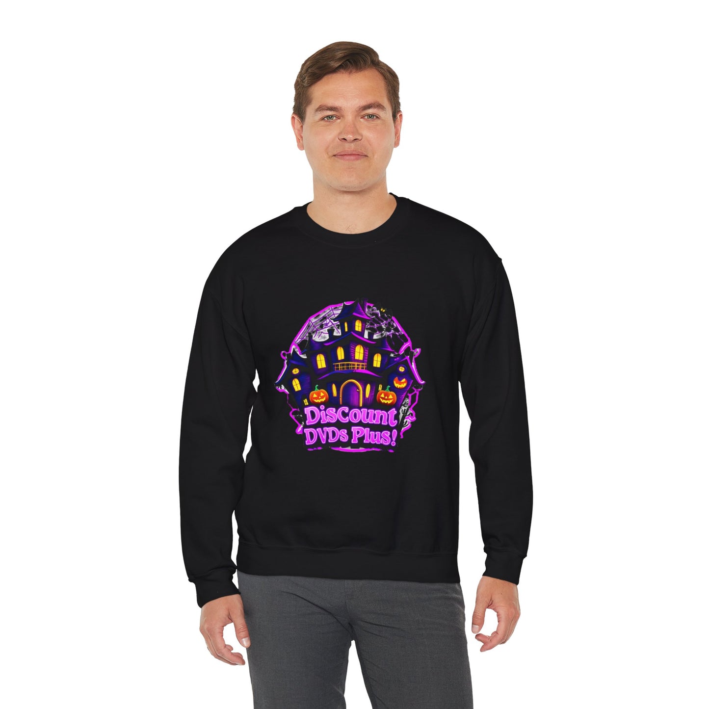 DDP! Logo Front & Back - Unisex Heavy Blend™ Crewneck Sweatshirt