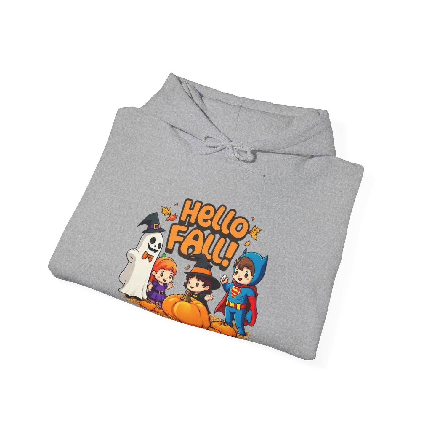 Hello Fall Design Unisex Heavy Blend™ Hooded Sweatshirt