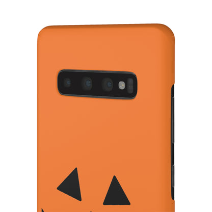 Estuche para teléfono con forma de calabaza tradicional y fundas a presión