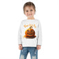 Pun-Kin Pie Design Toddler Long Sleeve Tee