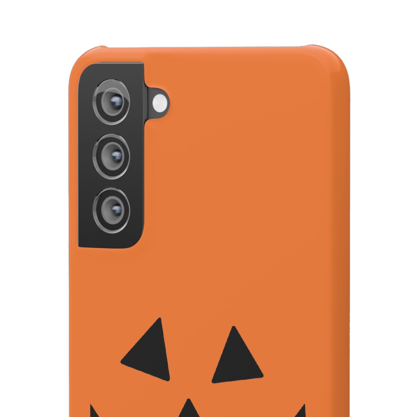 Estuche para teléfono con forma de calabaza tradicional y fundas a presión