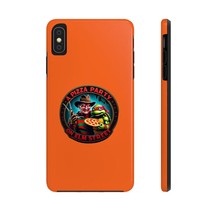 A Pizza Party on Elm Street Tough Phone Cases