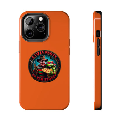 A Pizza Party on Elm Street Tough Phone Cases