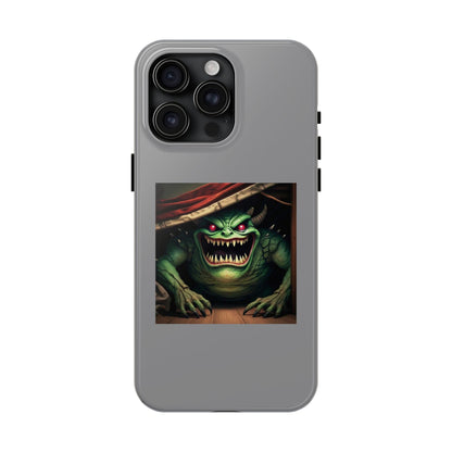 Sock Thief Monster Under the Bed Design Tough Phone Cases